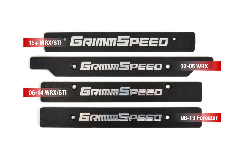 GrimmSpeed 06-14 Subaru Impreza/WRX/STi License Plate Delete Plate GrimmSpeed License Plate Relocation  AXOPROS
