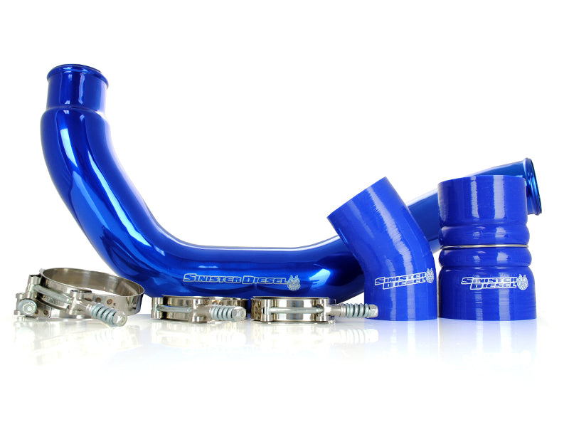 Sinister Diesel 03-07 Ford 6.0L Powerstroke Hot Side Charge Pipe Sinister Diesel Intercooler Pipe Kits  AXOPROS