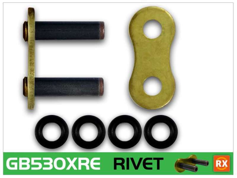 RK Chain GB530XRE-RIVET - Gold RK Chain Chains  AXOPROS