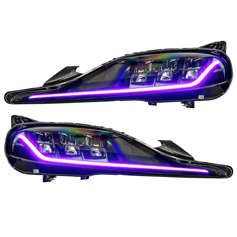 Oracle 20-21 Toyota Supra GR RGB+A Headlight DRL  Kit - ColorSHIFT w/ Simple Controller ORACLE Lighting Headlights  AXOPROS