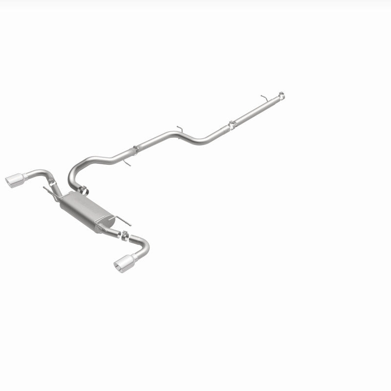 MagnaFlow 10-12 Mazda 3 L4 2.5L Hatchback Split Rear Exit Stainless Cat Back Performance Exhaust Magnaflow Catback  AXOPROS
