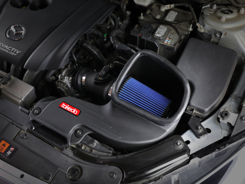 aFe Takeda Stage-2 Cold Air Intake System Pro 5R 14-18 Mazda 3 L4-2.0 - Black aFe Cold Air Intakes  AXOPROS