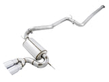 AWE Tuning Ford Focus ST Touring Edition Cat-back Exhaust - Non-Resonated - Chrome Silver Tips AWE Tuning Catback  AXOPROS