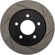 StopTech Power Slot 07-09 Mazdaspeed 3 Slotted Right Rear Rotor Stoptech Brake Rotors - Slotted  AXOPROS