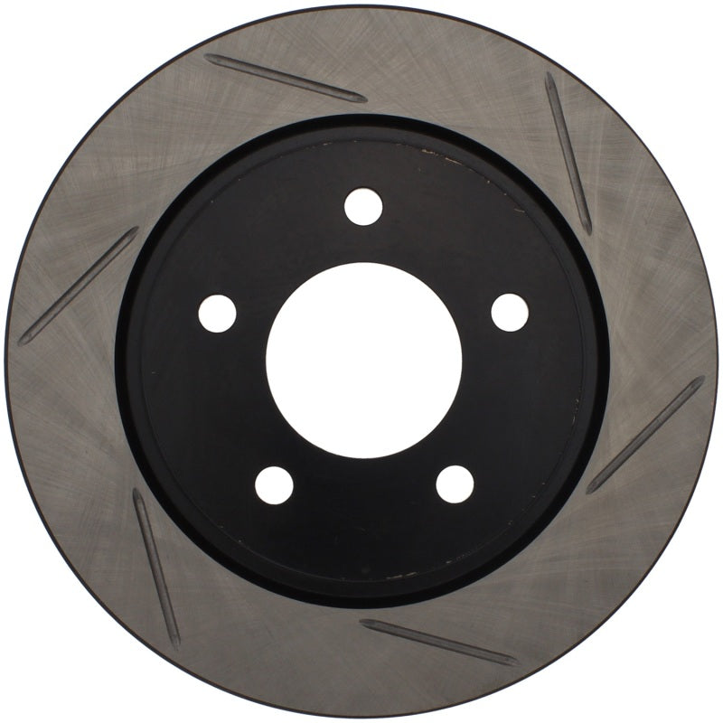 StopTech Power Slot 07-09 Mazdaspeed 3 Slotted Right Rear Rotor Stoptech Brake Rotors - Slotted  AXOPROS
