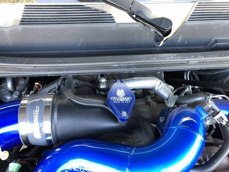 Sinister Diesel 11-15 Chevy Duramax LML Intake Bridge Sinister Diesel Intake Elbows  AXOPROS