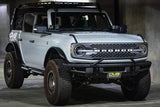 DV8 Offroad 21-22 Ford Bronco Factory Front Bumper Licence Relocation Bracket - Front DV8 Offroad License Plate Relocation  AXOPROS