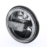 Raxiom 97-18 Jeep Wrangler TJ/JK 7-Inch LED Headlights w/ Halos- Black Housing (Clear Lens) Raxiom Headlights  AXOPROS