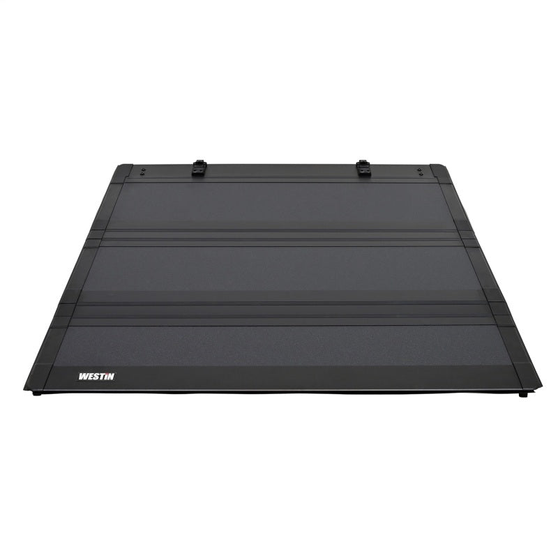 Westin 20-23 Chevrolet/GMC Rail Caps 2500HD 6ft. 7in. Bed Hard Tri-Fold Tonneau Cover - Black Westin Tonneau Covers - Hard Fold  AXOPROS