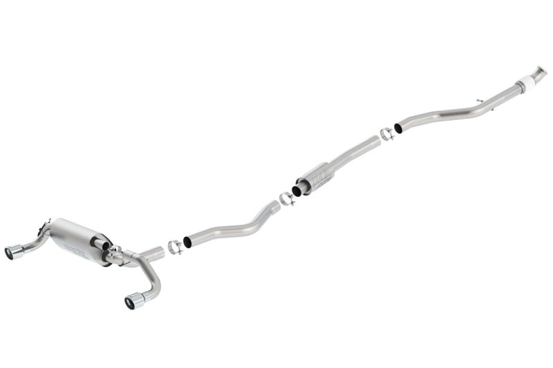 Borla 13-16 BMW 335i / 435i Atak Cat back SS 3.0in, 2.25in 3.5in Tip Single Rolled Borla Catback  AXOPROS