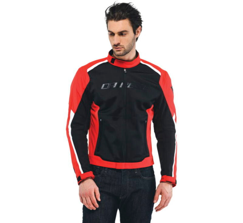 Dainese Hydraflux 2 Air D-Dry Jacket Black/Lava Red Size - 58 Dainese Jackets - Textile  AXOPROS