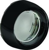 Kuryakyn Deep Dish Bezel For Bullet Turn Signals Smoke Lens Gloss Black Kuryakyn Light Accessories and Wiring  AXOPROS