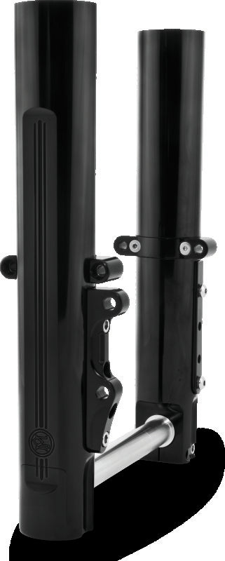 Performance Machine 14-Up FL Lower Leg Assembly - Black Ano Performance Machine Fork Assemblies  AXOPROS