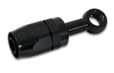 Vibrant -10AN Banjo Hose End Fitting for use with M12 or 7/16in Banjo Bolt - Aluminum Black Vibrant Fittings  AXOPROS