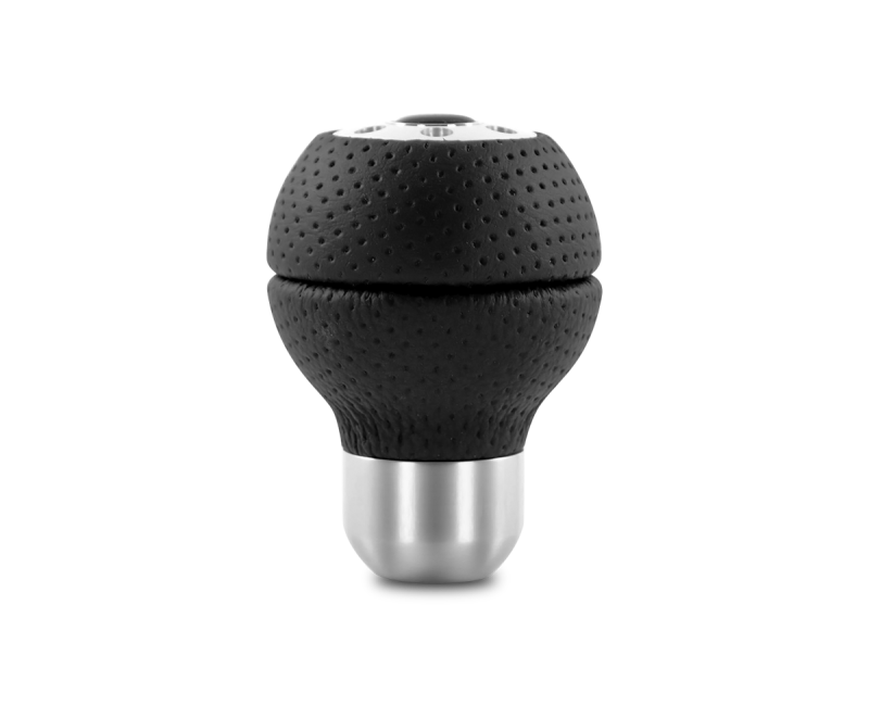 Momo Race Shift Knob - Black Airleather, Aluminum Insert MOMO Shift Knobs  AXOPROS