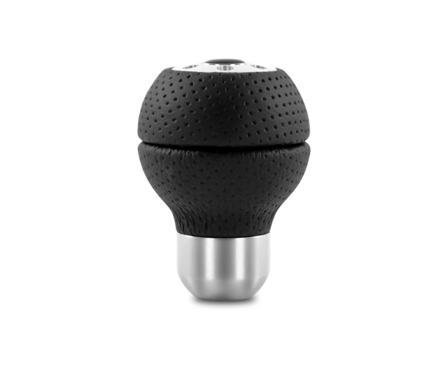 Momo Race Shift Knob - Black Airleather, Aluminum Insert MOMO Shift Knobs  AXOPROS