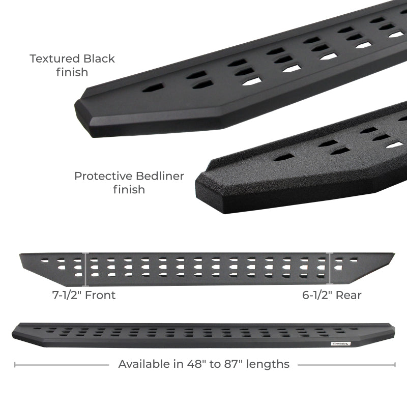 Go Rhino 2022 Toyota Tundra Crew Max 4dr RB20 Kit w/RB20 Running Board + Brkts - Tex. Blk Go Rhino Running Boards  AXOPROS