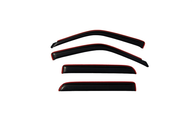 AVS 02-03 Lincoln Blackwood Ventvisor In-Channel Front & Rear Window Deflectors 4pc - Smoke AVS Wind Deflectors  AXOPROS