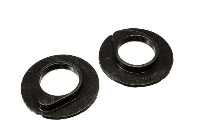 Energy Suspension 90-96 Ford F-150/Ford Bronco Front Coil Spring Isolator Set - Black Energy Suspension Bushing Kits  AXOPROS