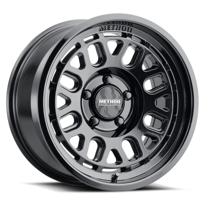 Method MR321 17x8.5 -0mm Offset 6x5.5 BP 106.25mm CB 4.72in BS Gloss Black Wheel Method Wheels Wheels - Cast  AXOPROS