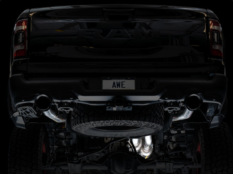 AWE Tuning 2021 RAM 1500 TRX 0FG Cat-Back Exhaust - Diamond Black Tips AWE Tuning Catback  AXOPROS
