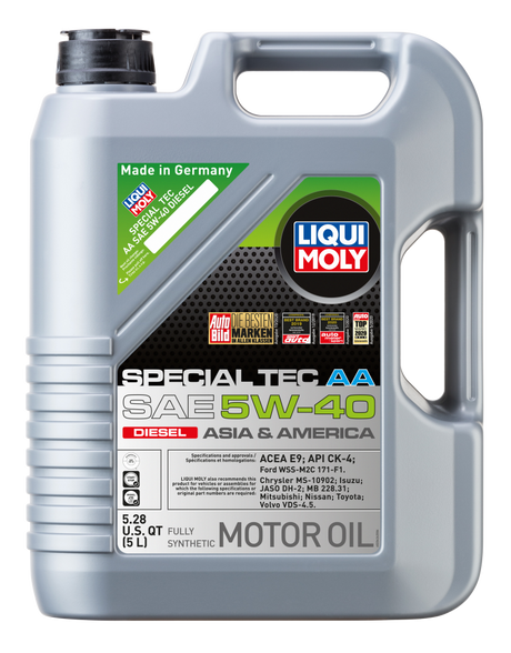 LIQUI MOLY 5L Special Tec AA Motor Oil SAE 5W40 Diesel LIQUI MOLY Motor Oils  AXOPROS