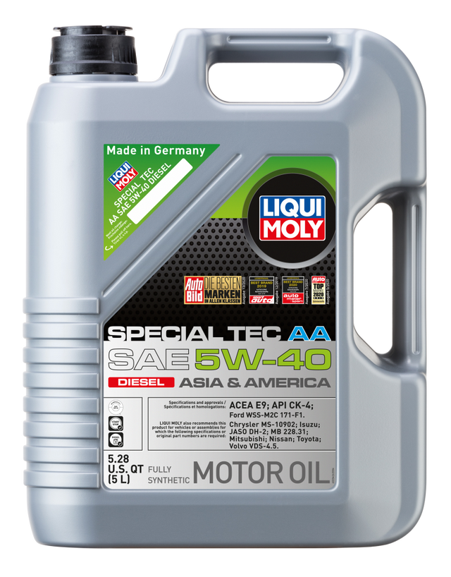 LIQUI MOLY 5L Special Tec AA Motor Oil SAE 5W40 Diesel LIQUI MOLY Motor Oils  AXOPROS