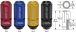 Project Kics Leggdura Racing Shell Type Lug Nut 53mm Closed-End Look 16 Pcs + 4 Locks 12X1.25 Red Project Kics Lug Nuts  AXOPROS