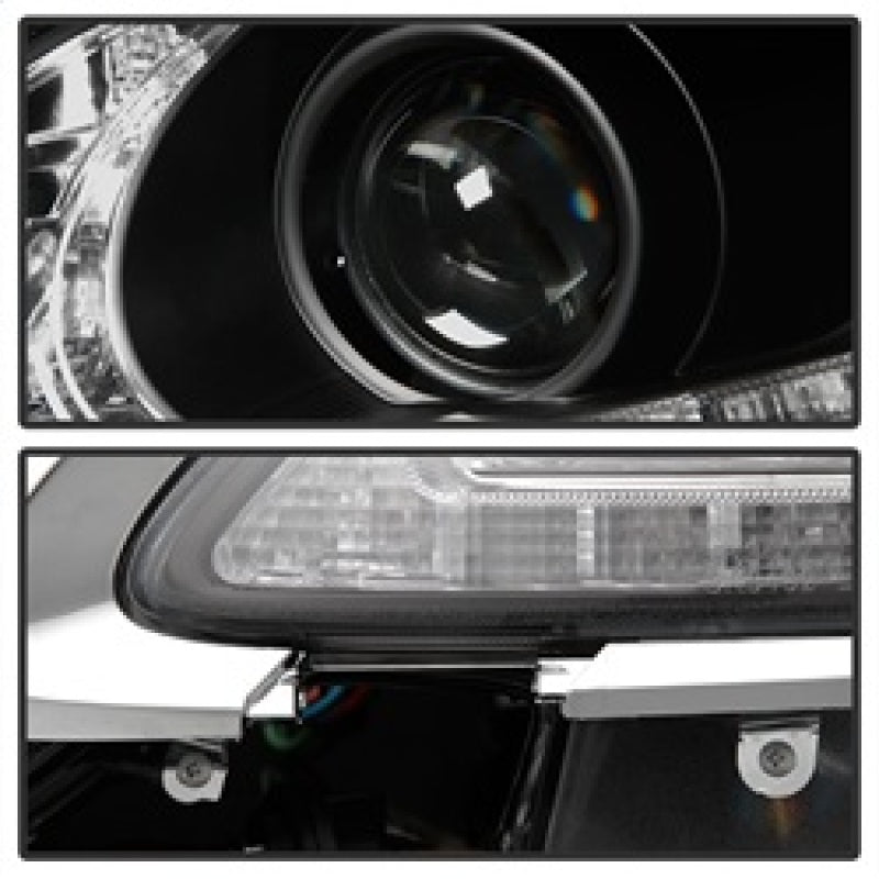 Spyder Lexus GS 300 / 350 / 450 06-11 Headlights - HID Model Only - Black PRO-YD-LG06-HID-DRL-BK SPYDER Headlights  AXOPROS