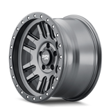Dirty Life 9309 Canyon Pro 17x9/5x127 BP/-12mm Offset/71.5mm Hub Satin Graphite Wheel - Beadlock Dirty Life Wheels - Cast  AXOPROS