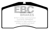 EBC 93-95 Porsche 911 (964) 3.6 Turbo Yellowstuff Front Brake Pads EBC Brake Pads - Performance  AXOPROS