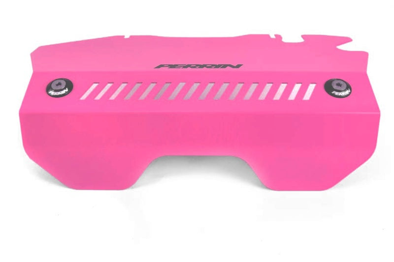 PERRIN 15-21 Subaru WRX Pulley Cover - Hyper Pink Perrin Performance Engine Covers  AXOPROS