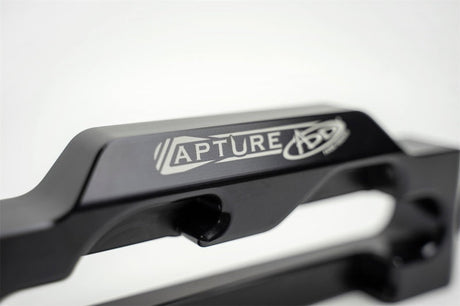 Addictive Desert Designs 1-5/16in Winch Fairlead Plate w/ Recessed Round End Hook - Black Addictive Desert Designs