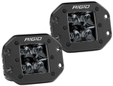 Rigid Industries D2 - Midnight Edition Flush Mount Spot Lights Rigid Industries Light Bars & Cubes  AXOPROS