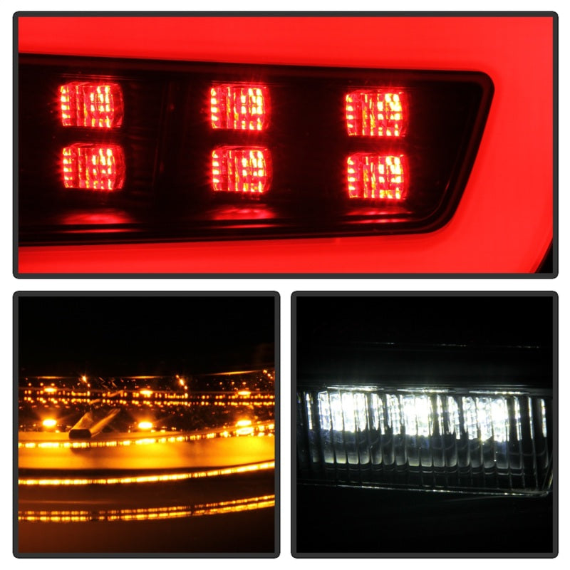 Spyder 08-11 Subaru Impreza WRX 4DR LED Tail Lights - Black ALT-YD-SI084D-LED-BK SPYDER Tail Lights  AXOPROS