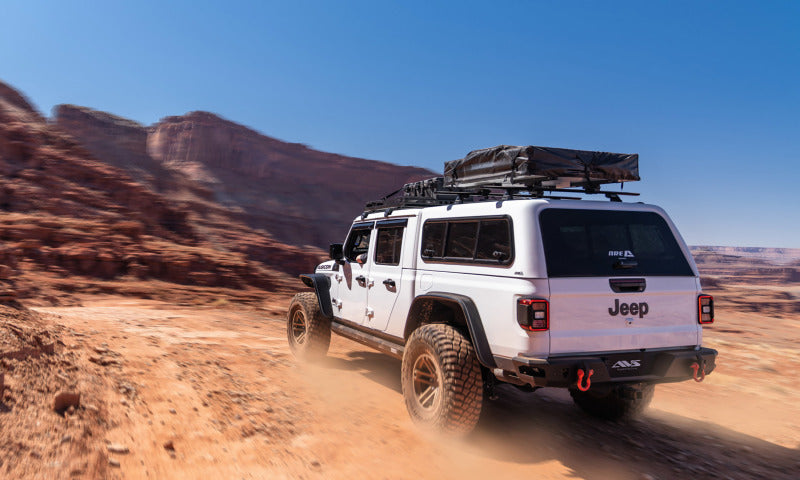 Bushwacker 2020 Jeep Gladiator Launch Edition Flat Style Flares 4pc - Black Bushwacker Fender Flares  AXOPROS