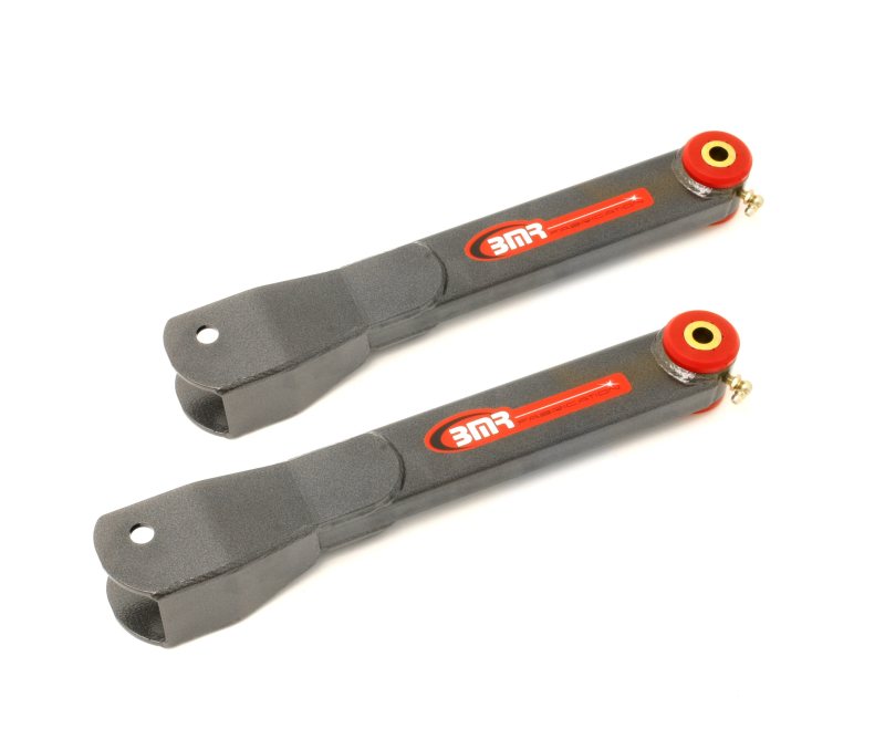 BMR 10-15 5th Gen Camaro Non-Adj. Rear Trailing Arms (Polyurethane) - Black Hammertone BMR Suspension Suspension Arms & Components  AXOPROS