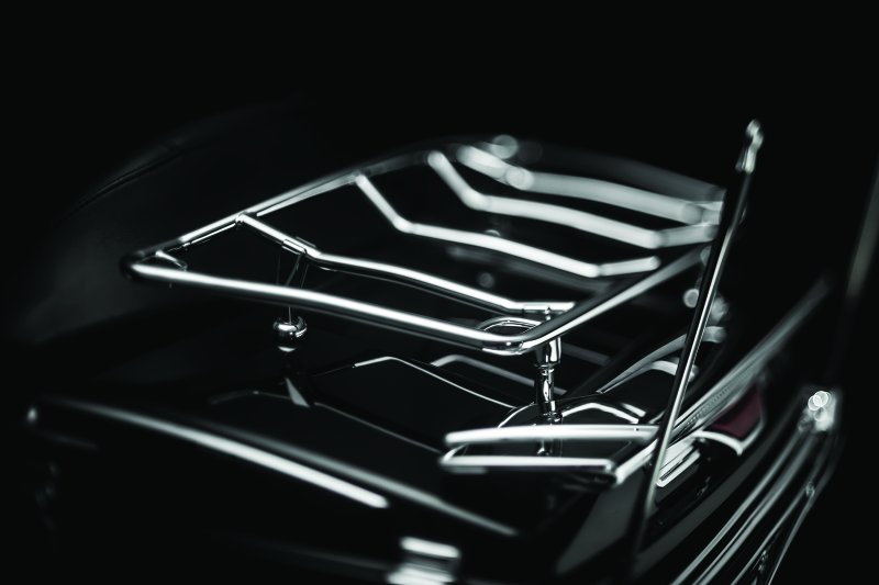 Kuryakyn Multi-Rack Adjustable Trunk Luggage Rack Chrome Kuryakyn Cargo Organization  AXOPROS