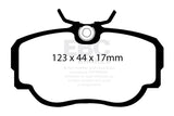 EBC 83-85 BMW 318 1.8 (E30) Redstuff Front Brake Pads EBC Brake Pads - Performance  AXOPROS