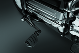 Kuryakyn Ergo III Adjustable Mount With Trident Dually ISO Pegs Gloss Black Kuryakyn Footpegs  AXOPROS