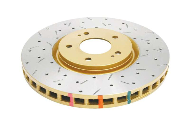 DBA 03-05 Evo 8/9 Front Drilled & Slotted 4000 Series Rotor DBA Brake Rotors - Slot & Drilled  AXOPROS