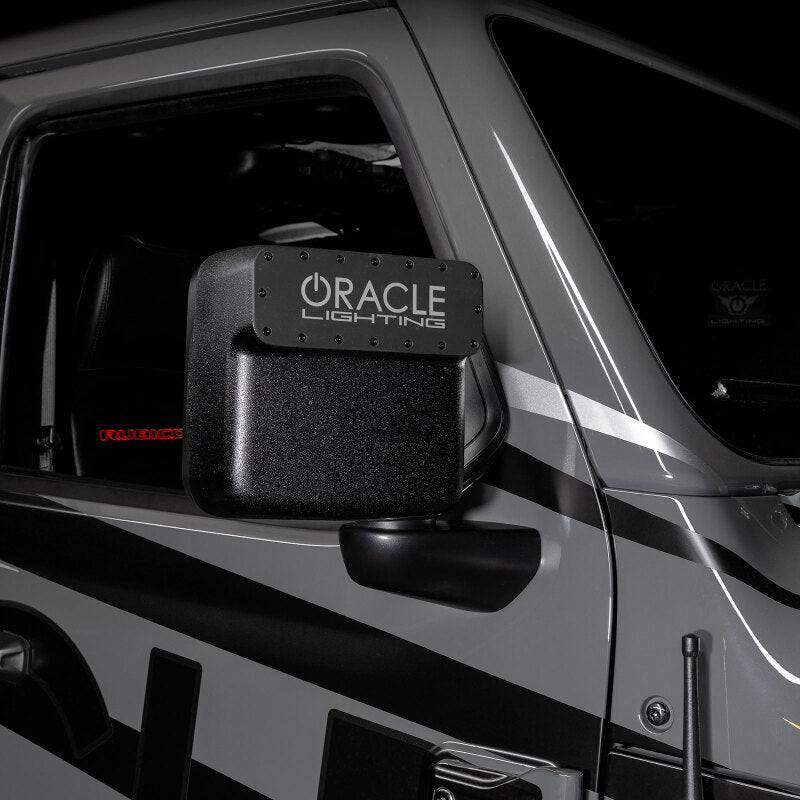 Oracle Magnetic Light bar Cover for LED Side Mirrors (Pair) ORACLE Lighting Side Mirrors  AXOPROS