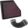 K&N 16-19 Chevrolet Camaro V8-6.2L Performance Intake Kit K&N Engineering Cold Air Intakes  AXOPROS
