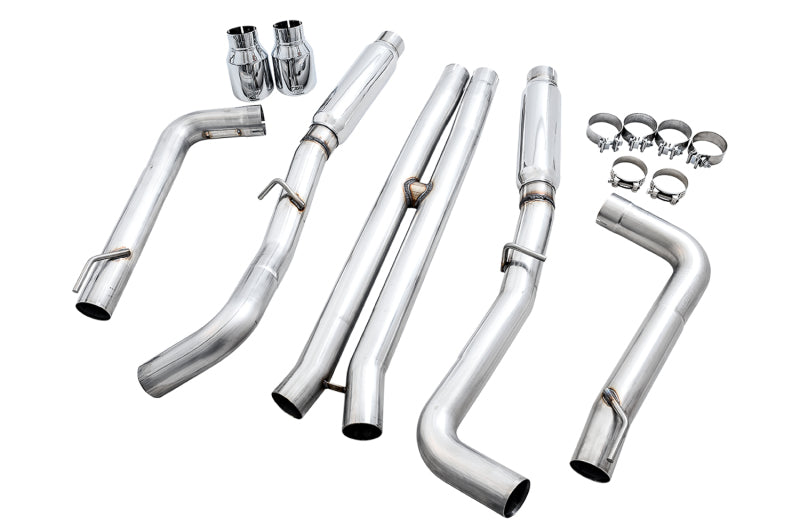 AWE Tuning 2015+ Dodge Charger 6.4L/6.2L Supercharged Track Edition Exhaust - Chrome Silver Tips AWE Tuning Catback  AXOPROS