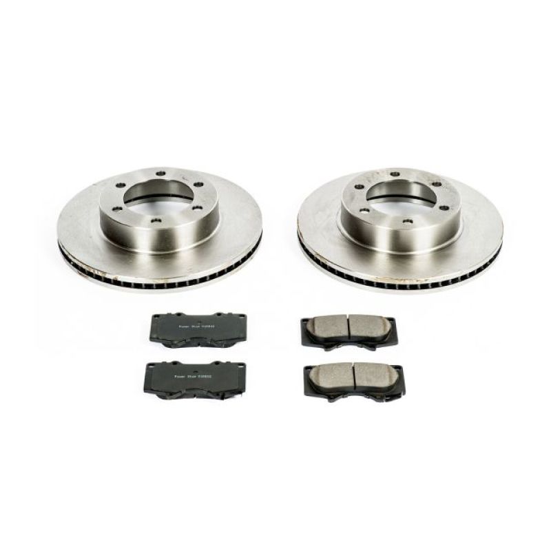 Power Stop 01-07 Toyota Sequoia Front Autospecialty Brake Kit PowerStop Brake Kits - OE  AXOPROS