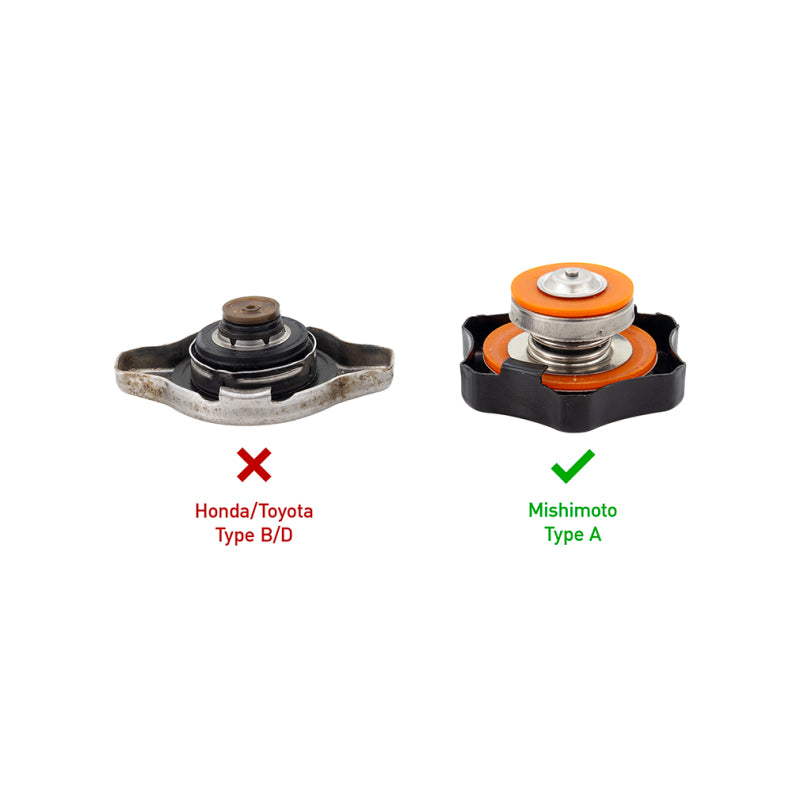 Mishimoto 1.3 Bar Rated Carbon Fiber Radiator Cap Small Import Mishimoto Radiator Caps  AXOPROS