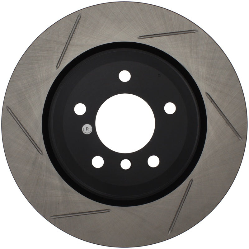 StopTech Power Slot 06 BMW 330 Series / 07-09 335 Series Rear Left Slotted Rotor Stoptech Brake Rotors - Slotted  AXOPROS