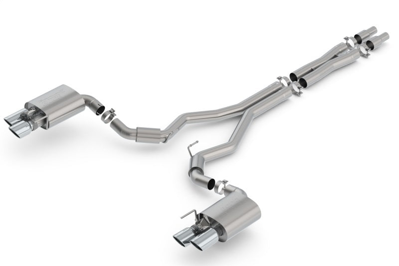 Borla 2018 Ford Mustang GT 5.0L AT/MT 3in S-Type Catback Exhaust w/ Valves Borla Catback  AXOPROS