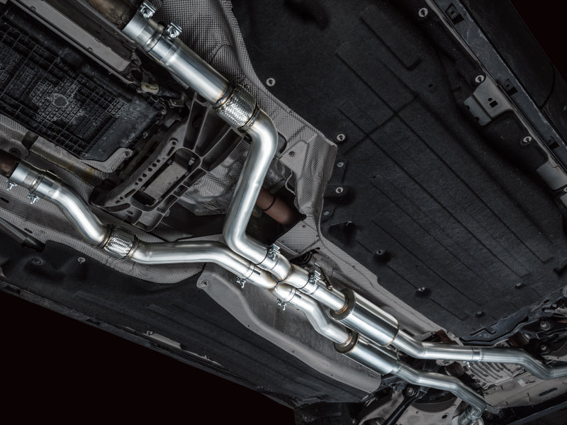 AWE Tuning 2020+ Ford Explorer ST Touring Edition Exhaust w/ Chrome Silver Tips AWE Tuning Catback  AXOPROS