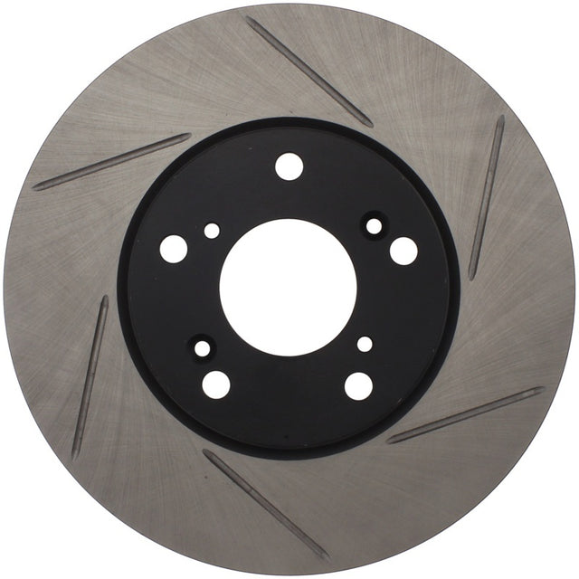 StopTech Power Slot 06-08 Civic GX / 02-04 CR-V / 98-02 Honda Accord V6 / 03-07 Accord 4 cyl/V6 MT Stoptech Brake Rotors - Slotted  AXOPROS